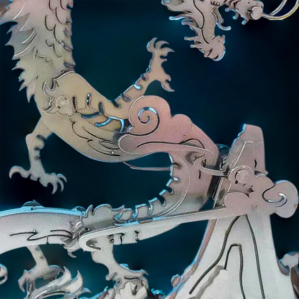 Puzzloria™ | Dragon on the Mountain Mythical Creature Model Kit - Puzzloria