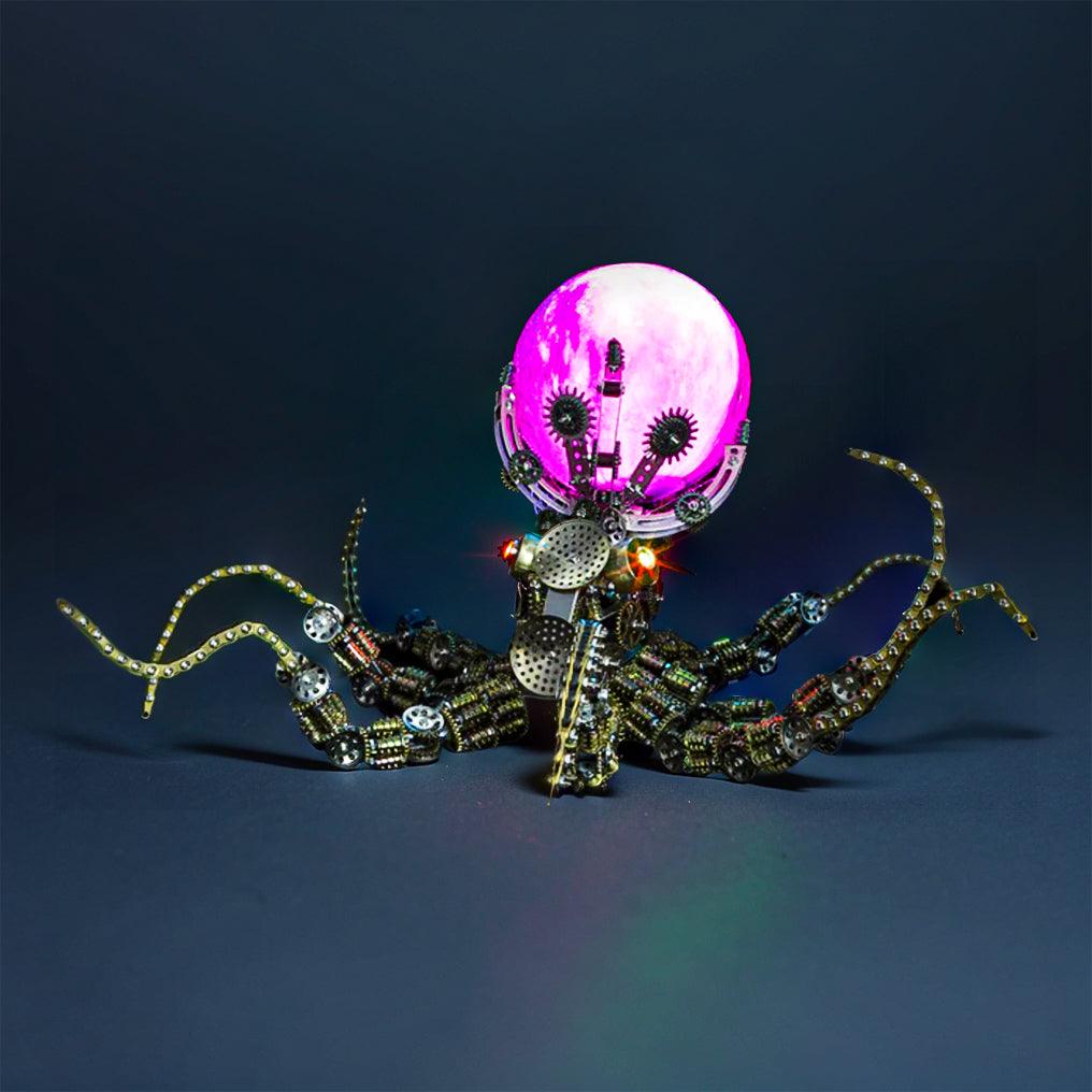 Puzzloria™ | Galactic Kraken 3D Metal Steampunk Puzzle - Puzzloria