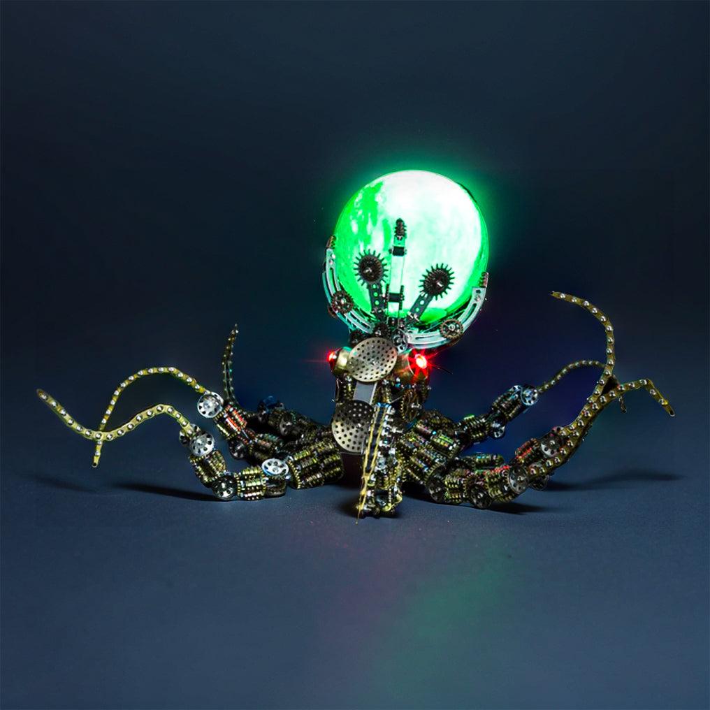 Puzzloria™ | Galactic Kraken 3D Metal Steampunk Puzzle - Puzzloria