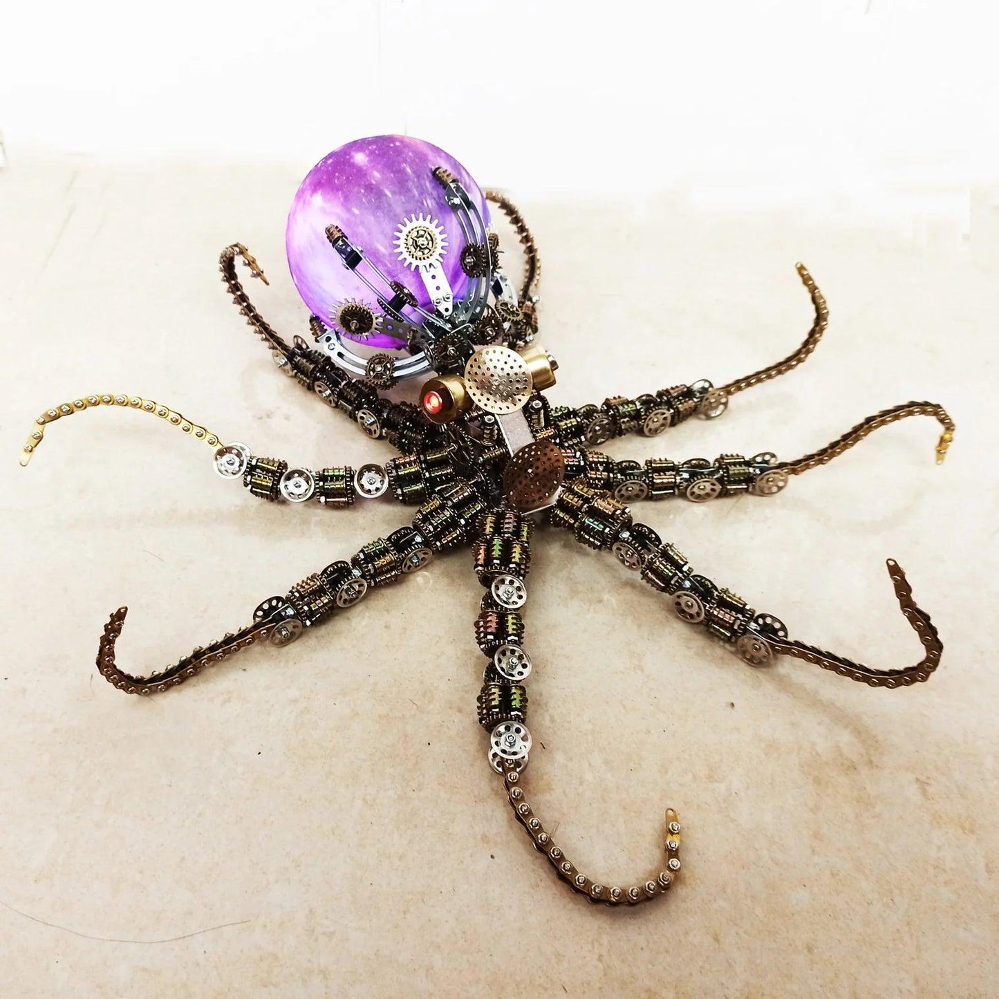 Puzzloria™ | Galactic Kraken 3D Metal Steampunk Puzzle - Puzzloria