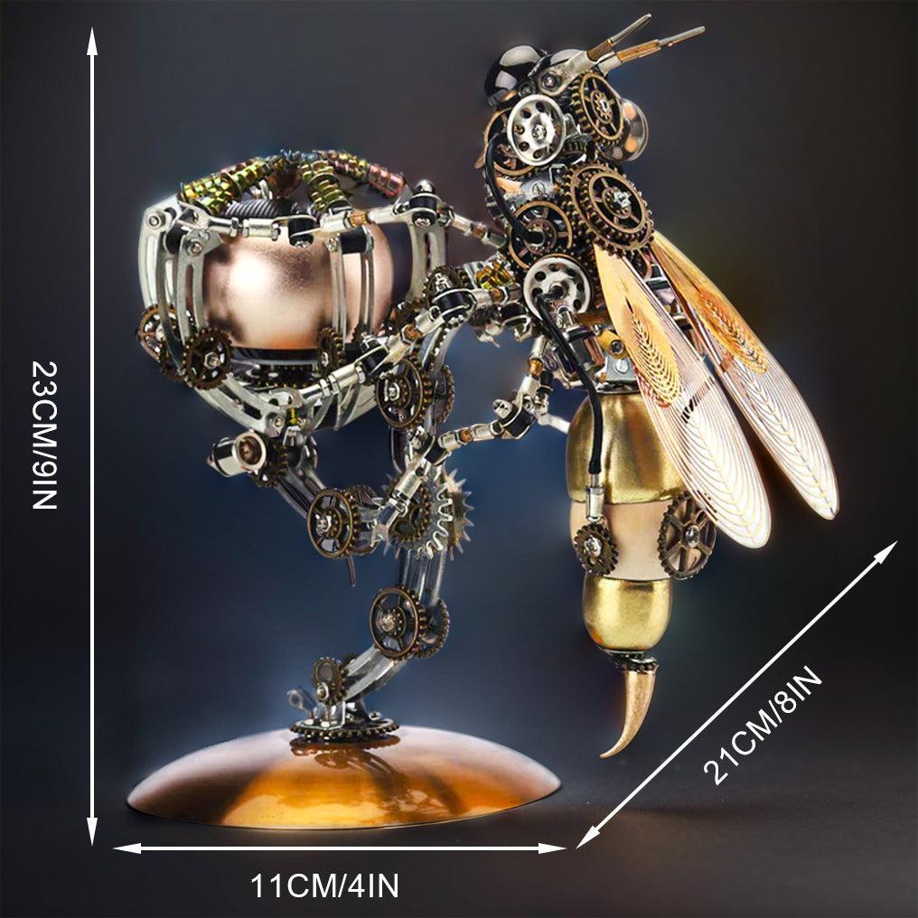 Puzzloria™ | Luminous Steampunk Wasp Mechanical Model Kit - Puzzloria
