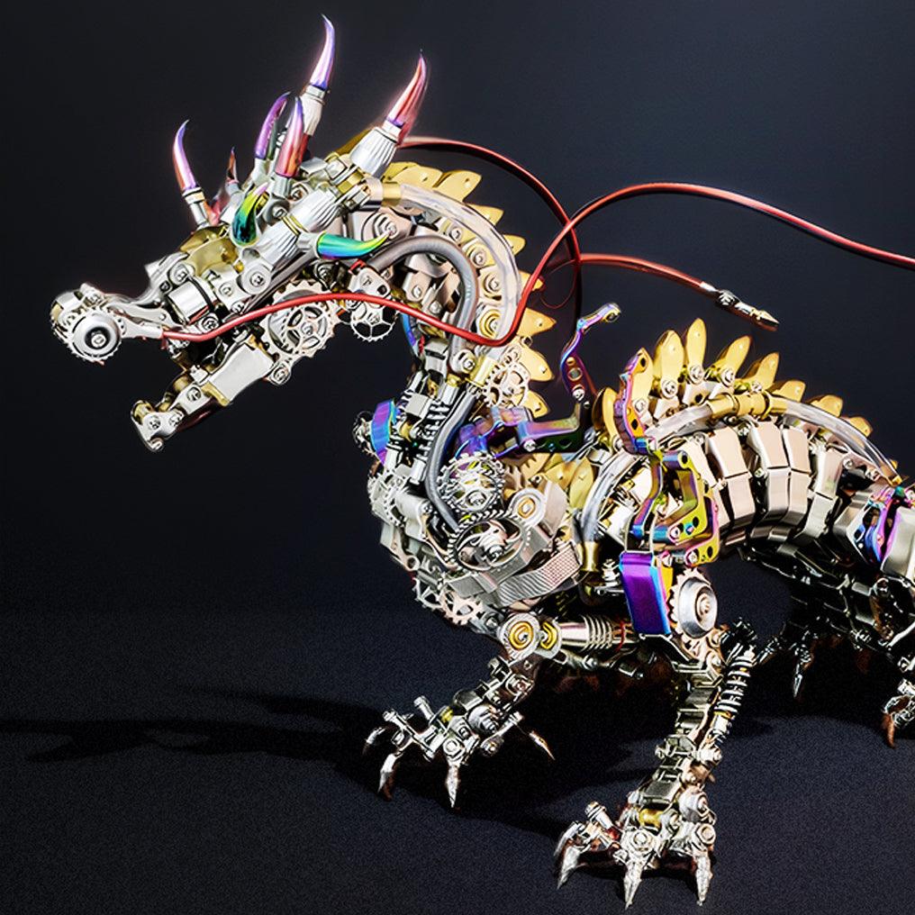 Puzzloria™ | Imperial Dragon Master - 3D Metal Mechanical Dragon DIY Assembly Model Kit - Puzzloria