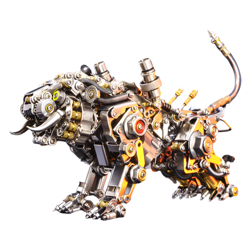Puzzloria™ | DIY 3D Metal Model Bengal Tiger Kit Puzzles Building Block Set Toys - Puzzloria