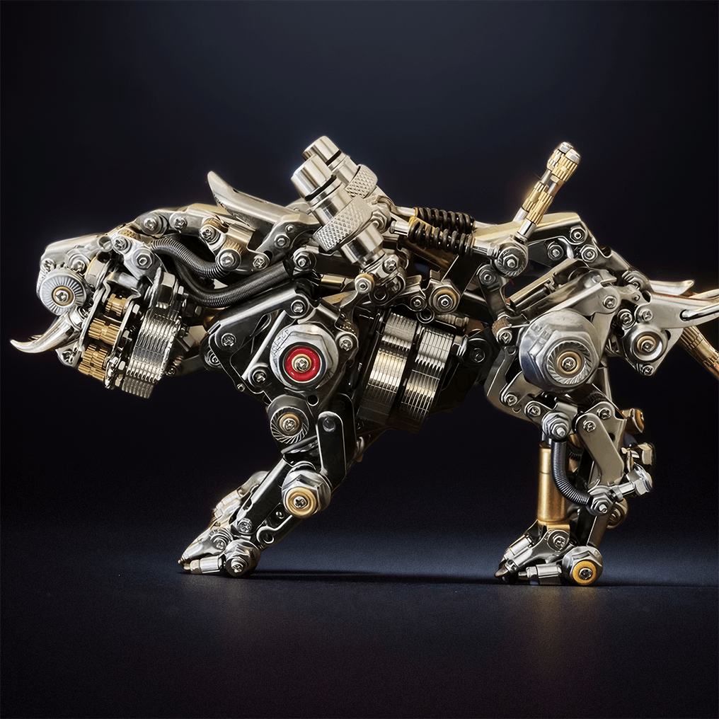 Puzzloria™ | DIY 3D Metal Model Bengal Tiger Kit Puzzles Building Block Set Toys - Puzzloria