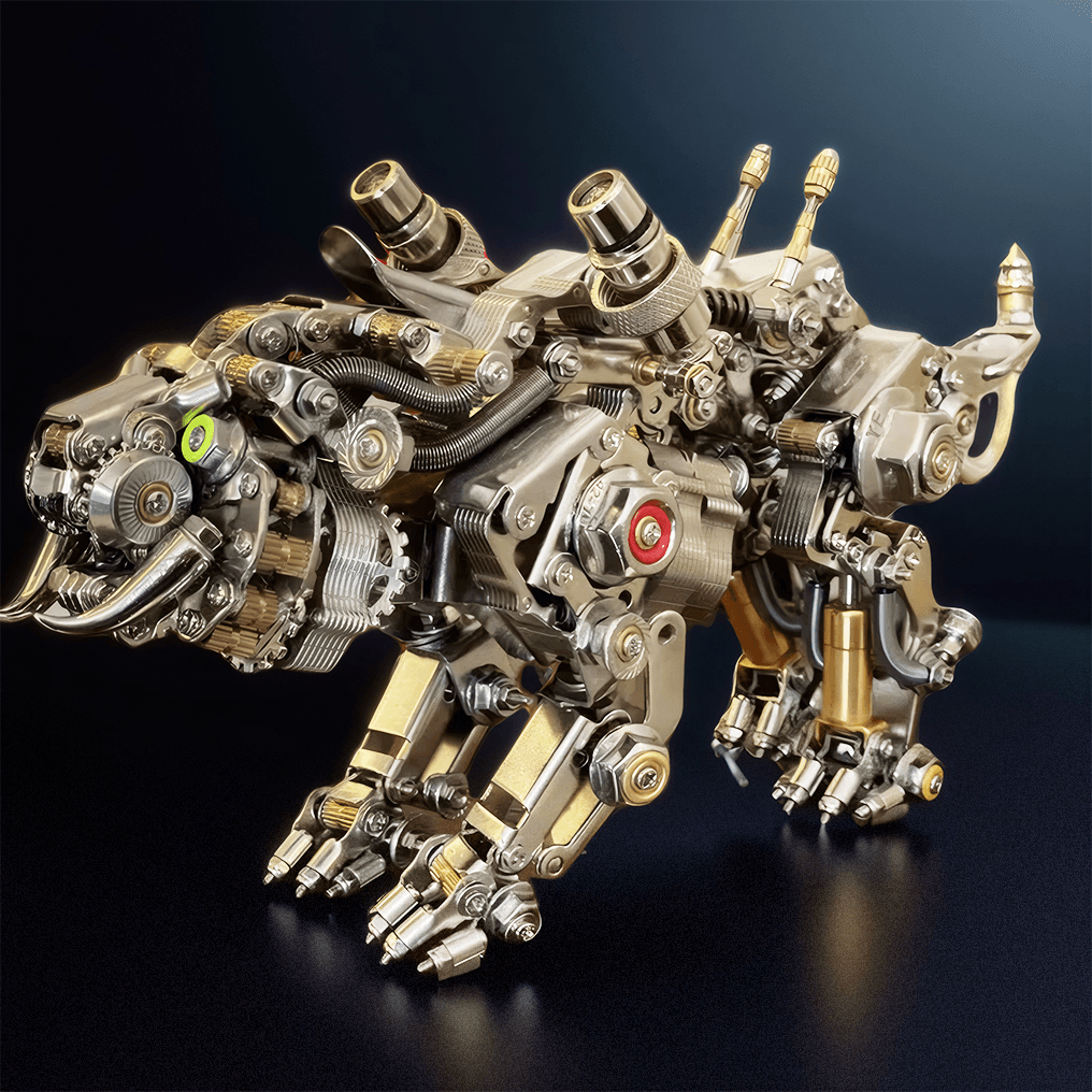 Puzzloria™ | DIY 3D Metal Model Bengal Tiger Kit Puzzles Building Block Set Toys - Puzzloria