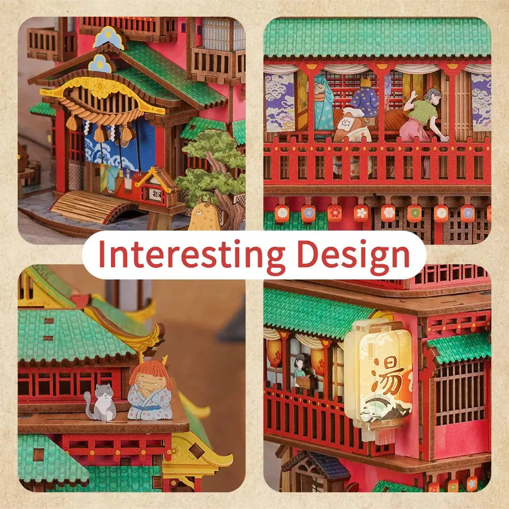 Puzzloria 3D Puzzle Onsen Saga kit