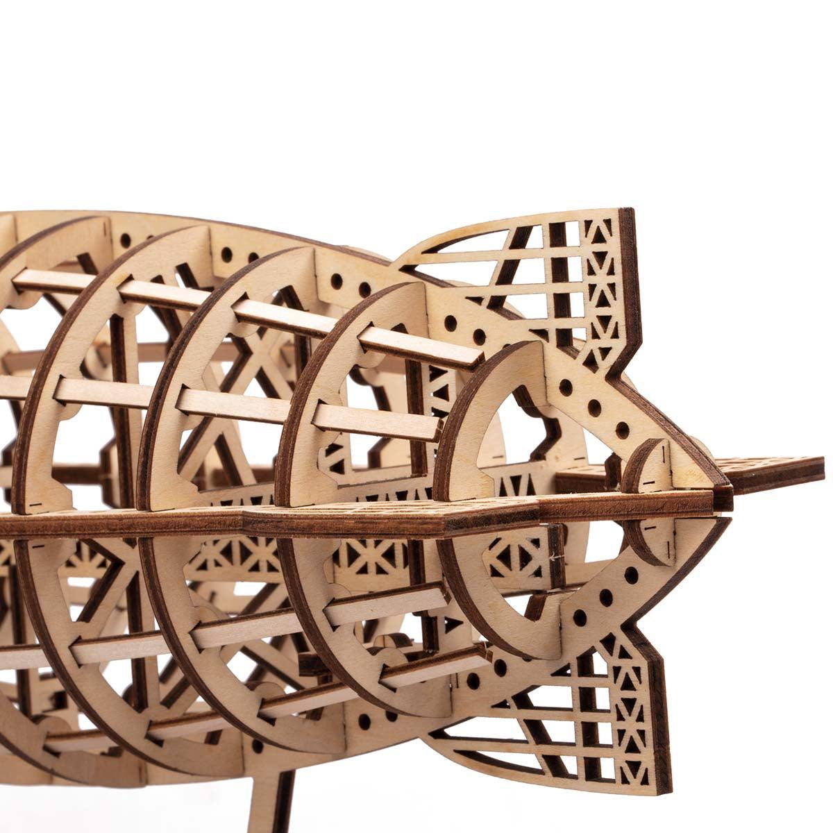 Puzzloria™ | Celestial Navigator - Mechanical Steampunk Airship Model - Puzzloria