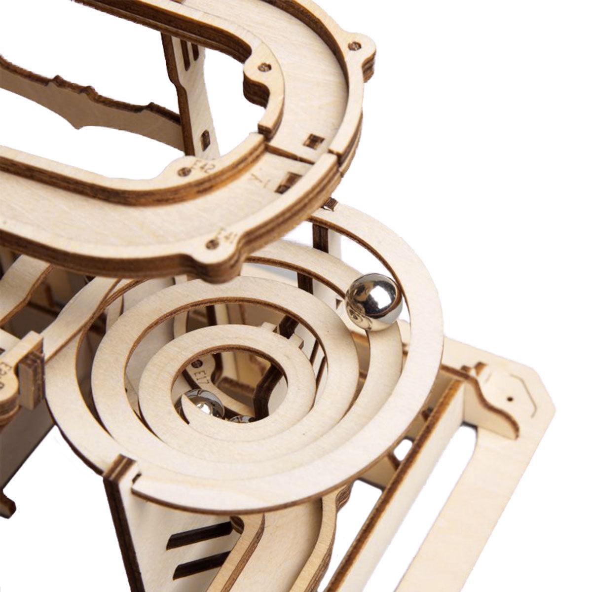 Puzzloria™ | Funnel Parkour - 3D Wooden Puzzle Marbel Run - Puzzloria