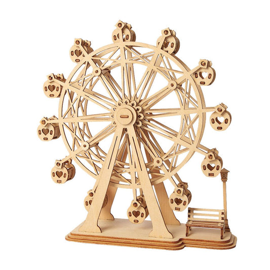 Puzzloria™ | Grand Ferris Wheel 3D Wooden Puzzle - Puzzloria