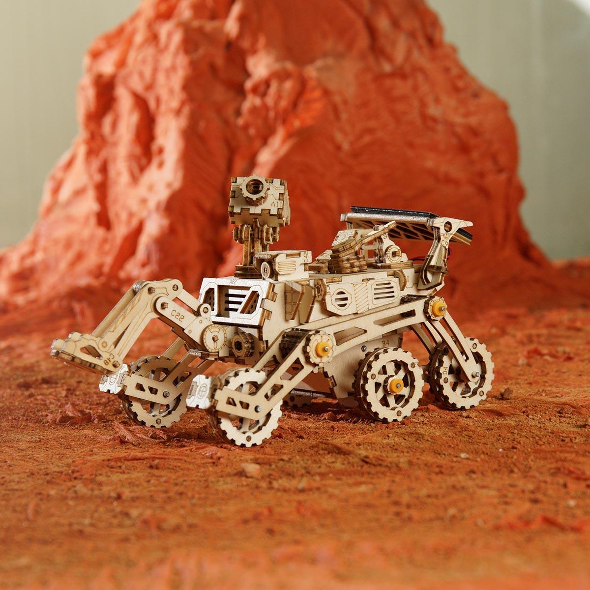 Puzzloria™ | Harbinger Rover - Solar-Powered Mars Exploration Model Kit - Puzzloria