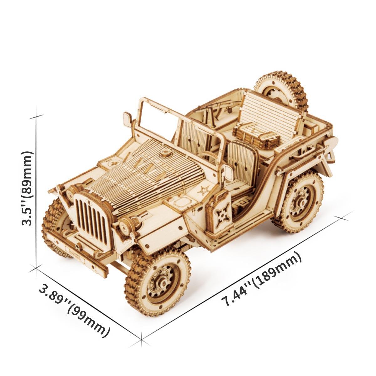 Puzzloria™ | Heritage Roadster - Premium Wooden Car Model Kit - Puzzloria