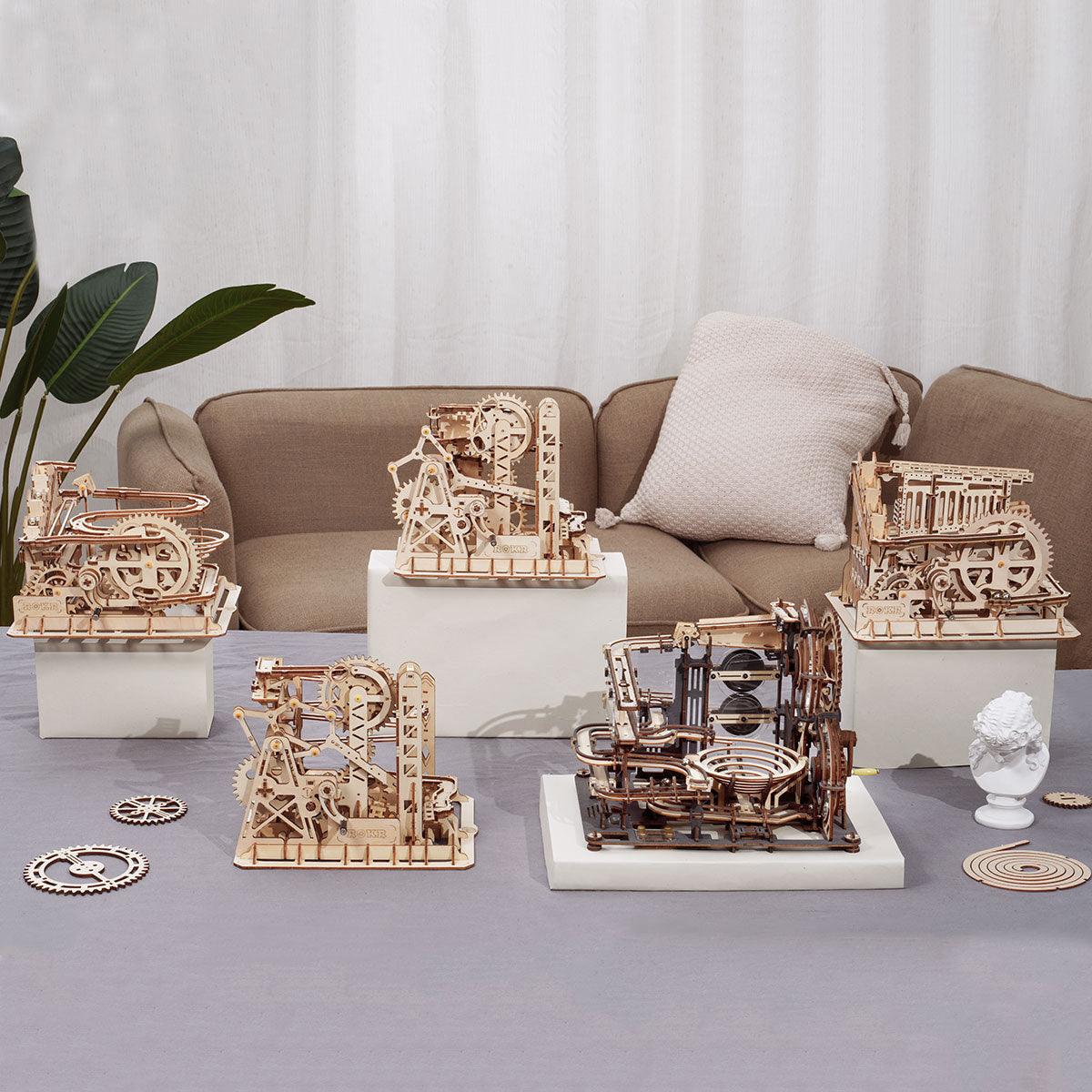 Puzzloria™ | Master Marble Collection - Complete 5-Model Engineering Set - Puzzloria