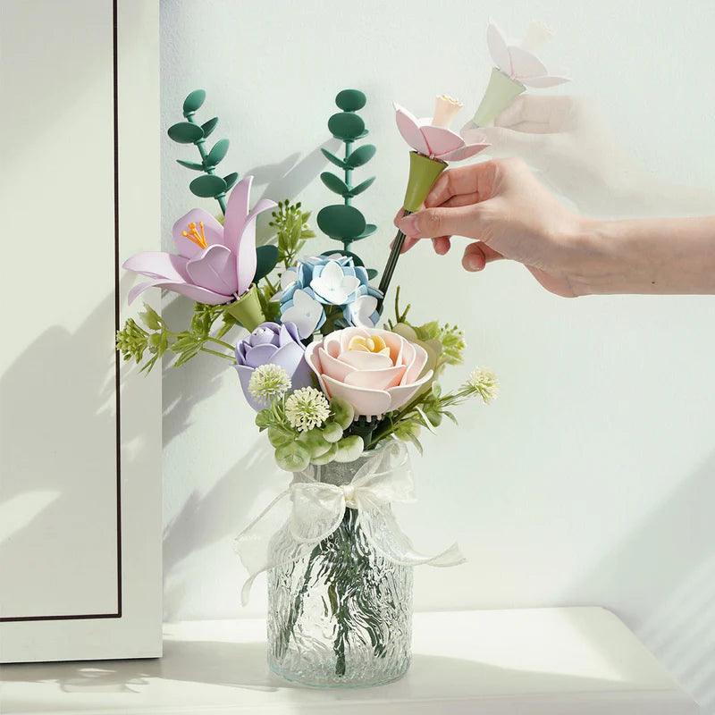 Puzzloria™ | Romantic Floral Bouquet Romantic Floral Bouquet DIY 3D Puzzle - Puzzloria