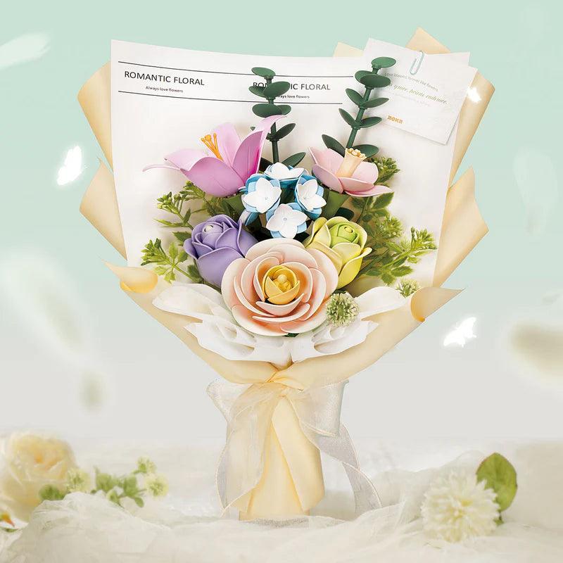 Puzzloria™ | Romantic Floral Bouquet Romantic Floral Bouquet DIY 3D Puzzle - Puzzloria