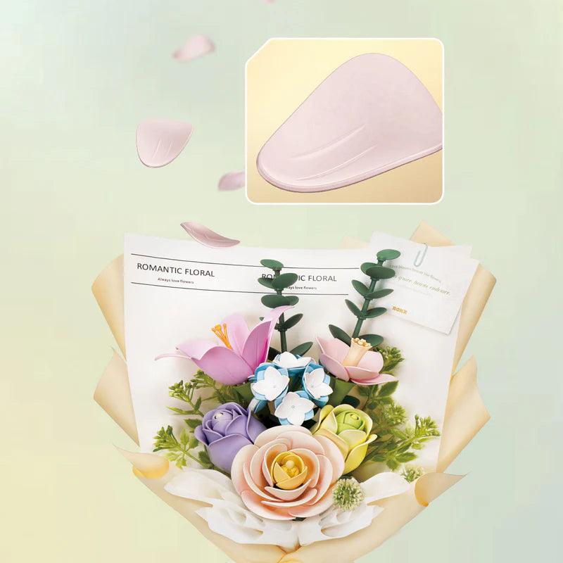 Puzzloria™ | Romantic Floral Bouquet Romantic Floral Bouquet DIY 3D Puzzle - Puzzloria