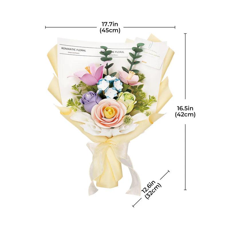 Puzzloria™ | Romantic Floral Bouquet Romantic Floral Bouquet DIY 3D Puzzle - Puzzloria