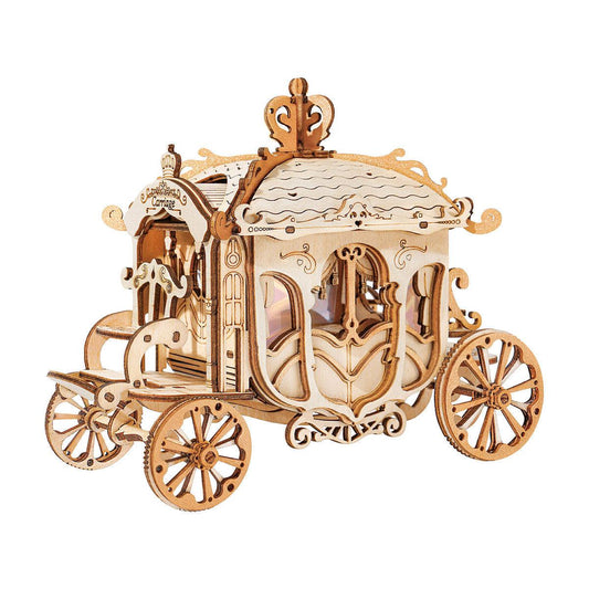 Puzzloria™ | Royal Carriage - Vintage 3D Wooden Model Kit - Puzzloria