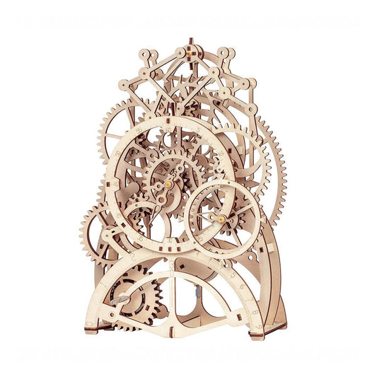 Puzzloria™ | Temporal Craftsman Functional Wooden Pendulum Clock Kit - Puzzloria