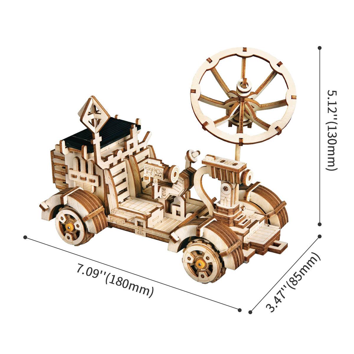 Puzzloria™ | Terrain Rambler - Solar-Powered Exploration Rover Kit - Puzzloria