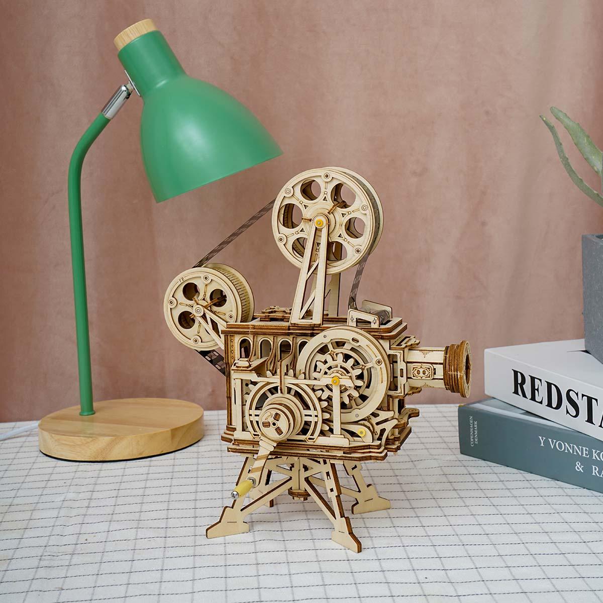 Puzzloria™ | Vintage Vitascope - DIY Wooden Movie Projector - Puzzloria