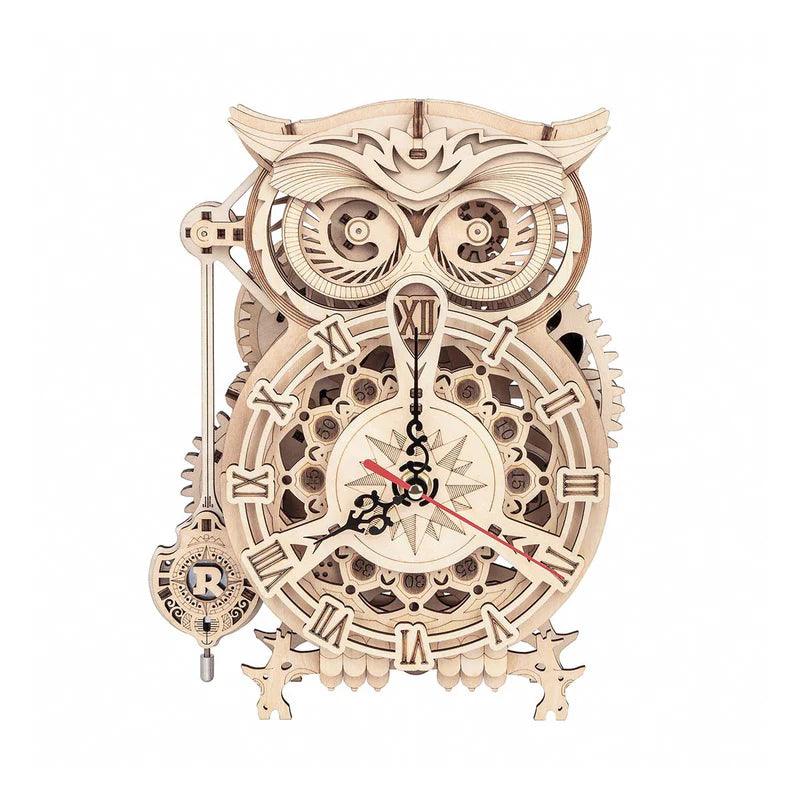 Puzzloria™ | Nightwatch Owl Mechanical Timer Clock - Puzzloria