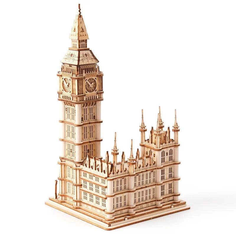 Puzzloria™ | Illuminated Tower Bridge 3D Wooden Puzzle - Puzzloria