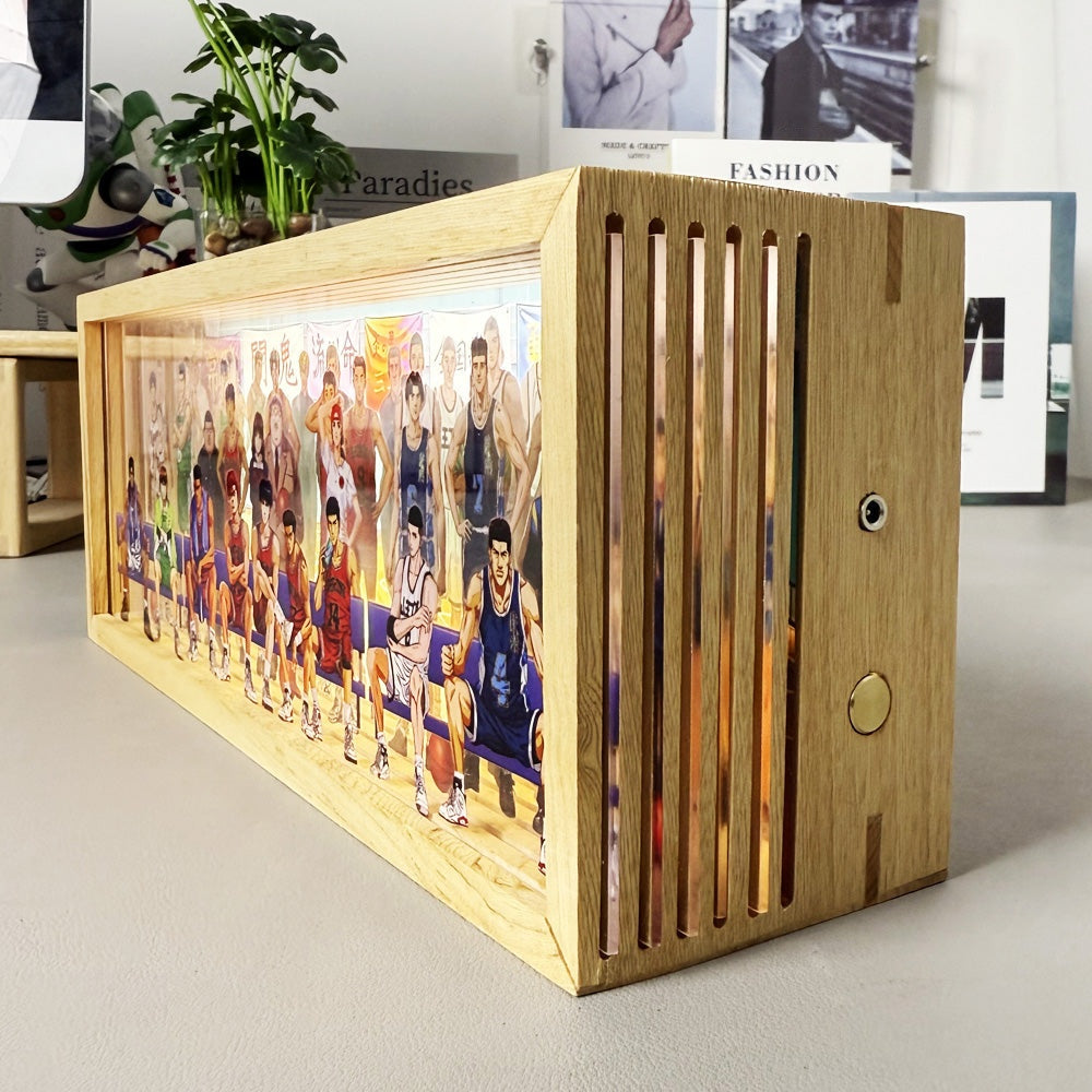 Anime Legends Acrylic Family Photo (LED Light) - Puzzloria