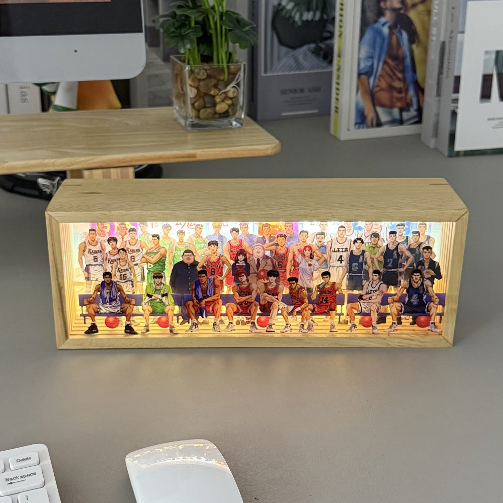 Anime Legends Acrylic Family Photo (LED Light) - Puzzloria