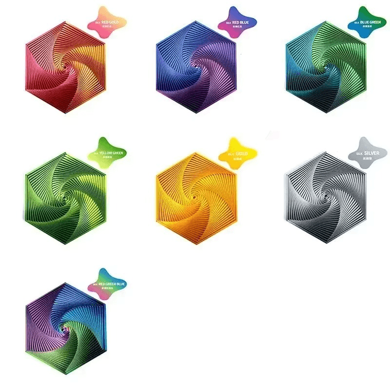 Puzzloria™ | Hypnotic Fractal Fidget Hexagon - Puzzloria