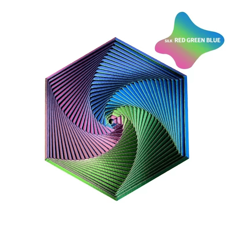 Puzzloria™ | Hypnotic Fractal Fidget Hexagon - Puzzloria