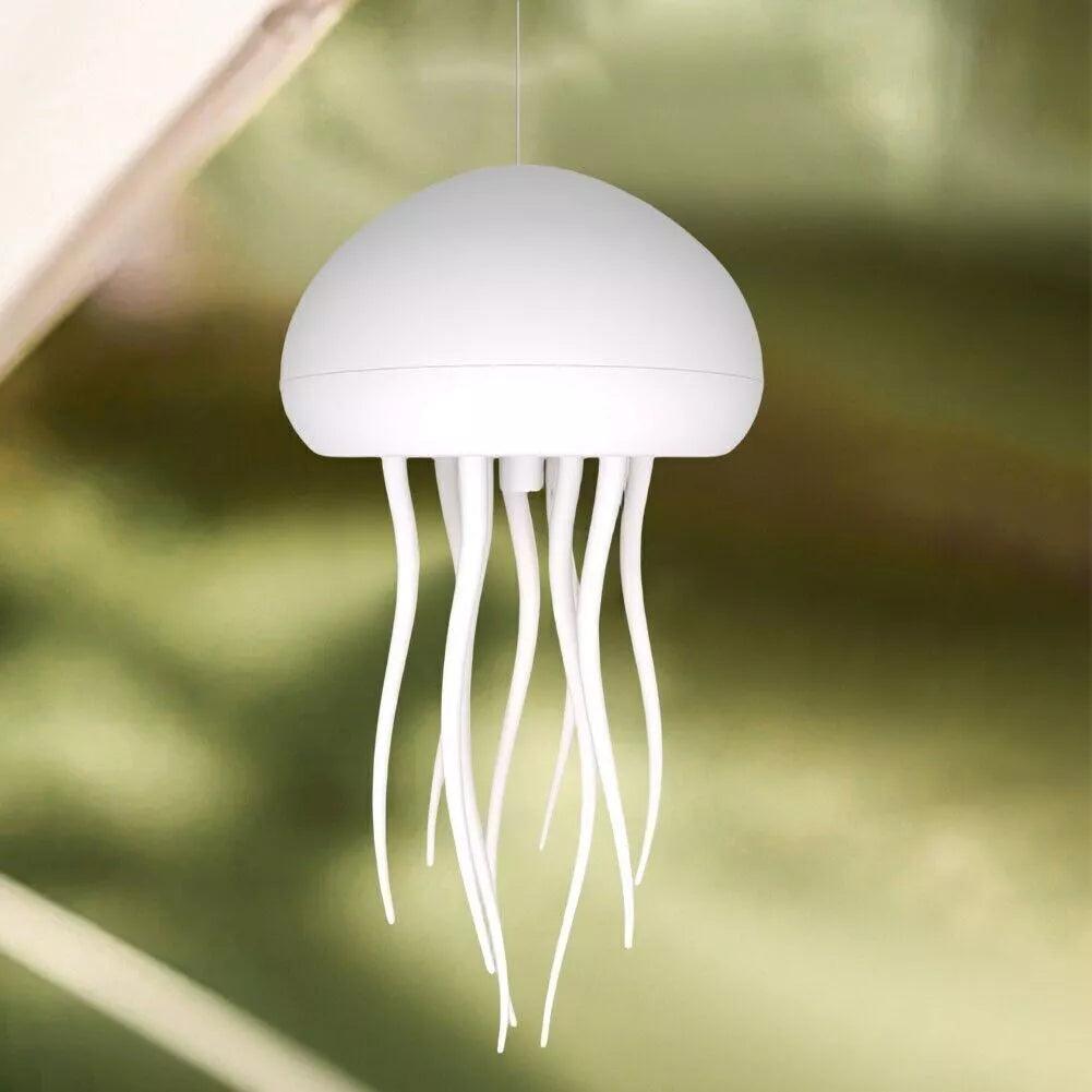 Color changing LED night light jellyfish lamp with RGB lighting and flexible tentacles