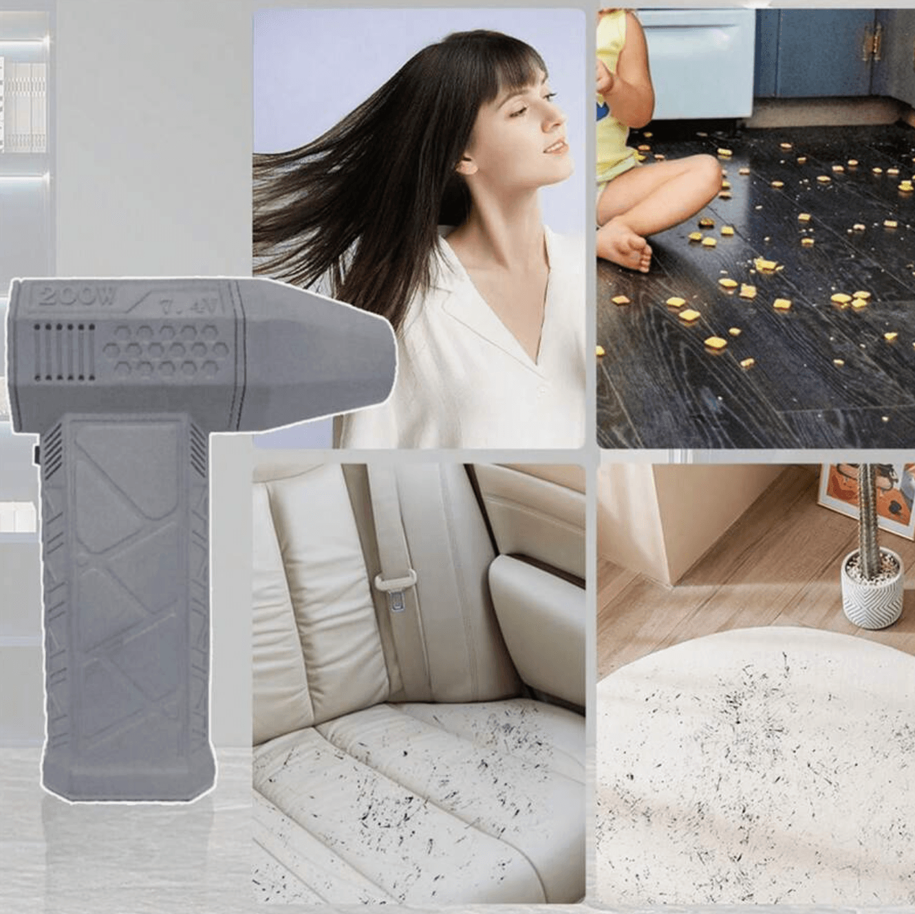 Puzzloria™ | X3 Turbo Jet Handheld Fan - Puzzloria