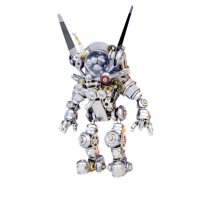 Puzzloria™ | COSMIC GUARDIAN 3D Metal Astronaut Rabbit Model Kit - Puzzloria