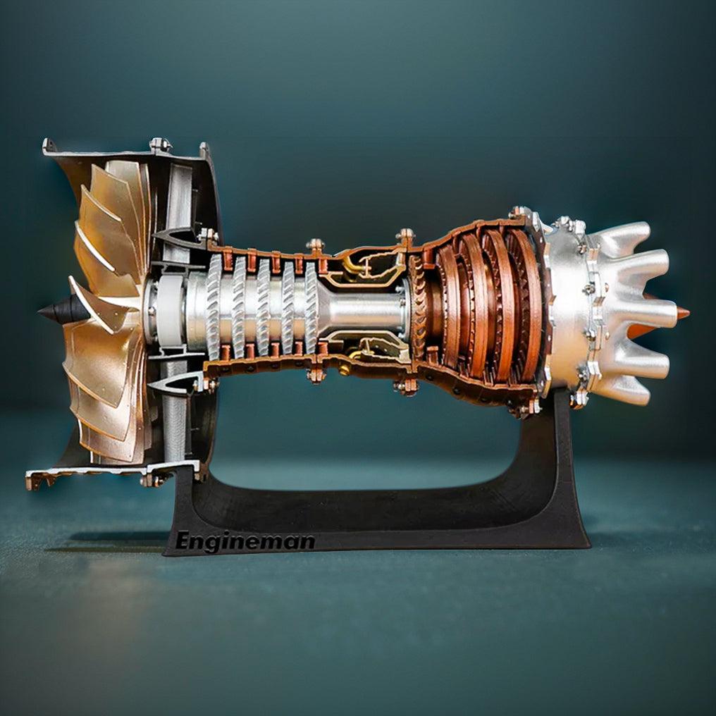 Puzzloria™ | DIY 1/20 Scale TR900 Aircraft Turbofan Engine Model Kit 150+PCS - Puzzloria
