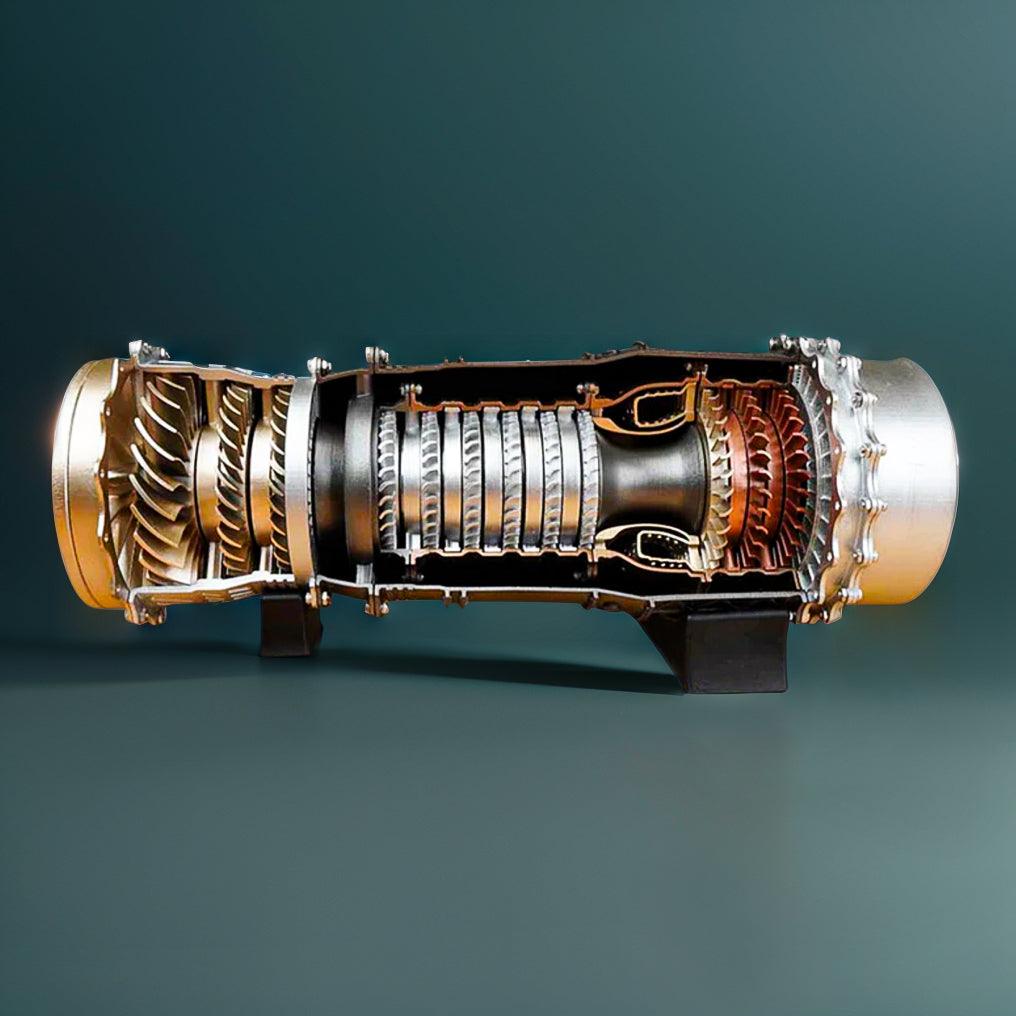 Puzzloria™ | DIY 1/20 WS-15 Turbofan Engine Model Kit that Works - 150+Pcs - Puzzloria