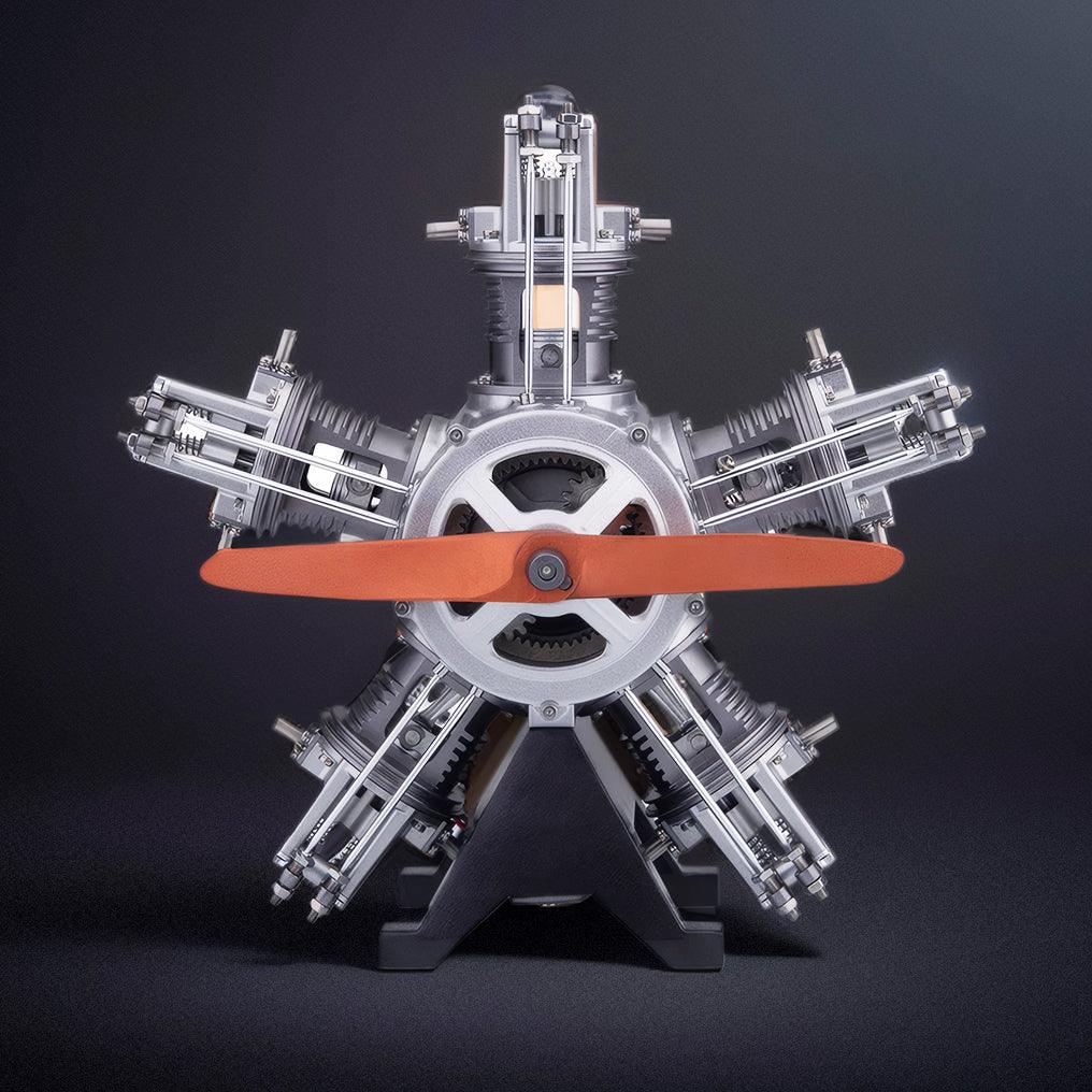 Puzzloria™ | DIY 1/6 Full Metal 5 Cylinder Radial Engine Model Kit - Puzzloria