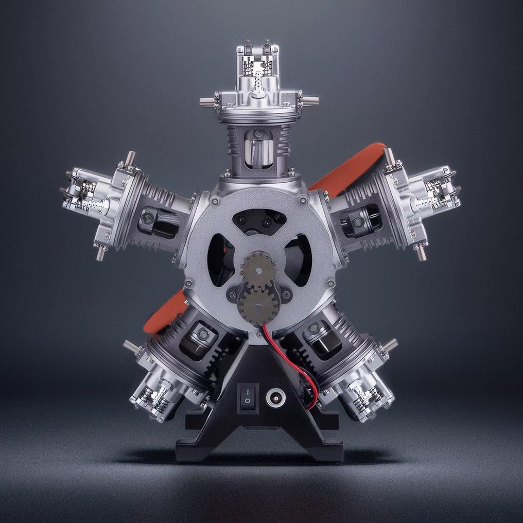 Puzzloria™ | DIY 1/6 Full Metal 5 Cylinder Radial Engine Model Kit - Puzzloria
