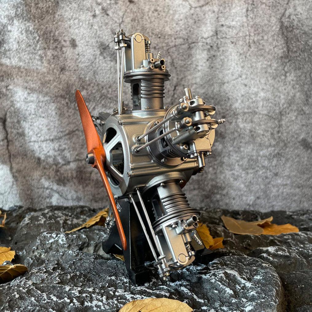 Puzzloria™ | DIY 1/6 Full Metal 5 Cylinder Radial Engine Model Kit - Puzzloria