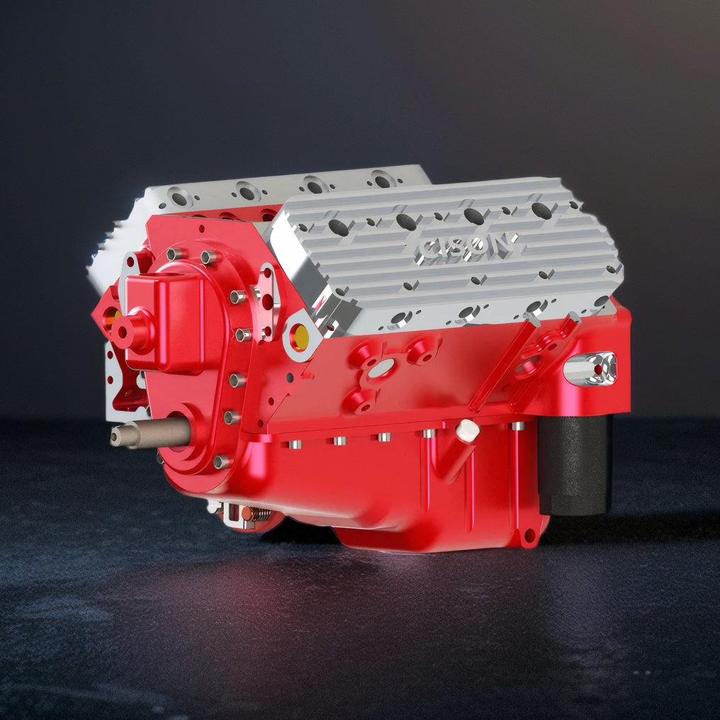 Puzzloria™ | DIY 1/6 Gasoline Flathead 4-Stroke V8 Water-Cooled Engine 44CC Model Kit That Works - Puzzloria