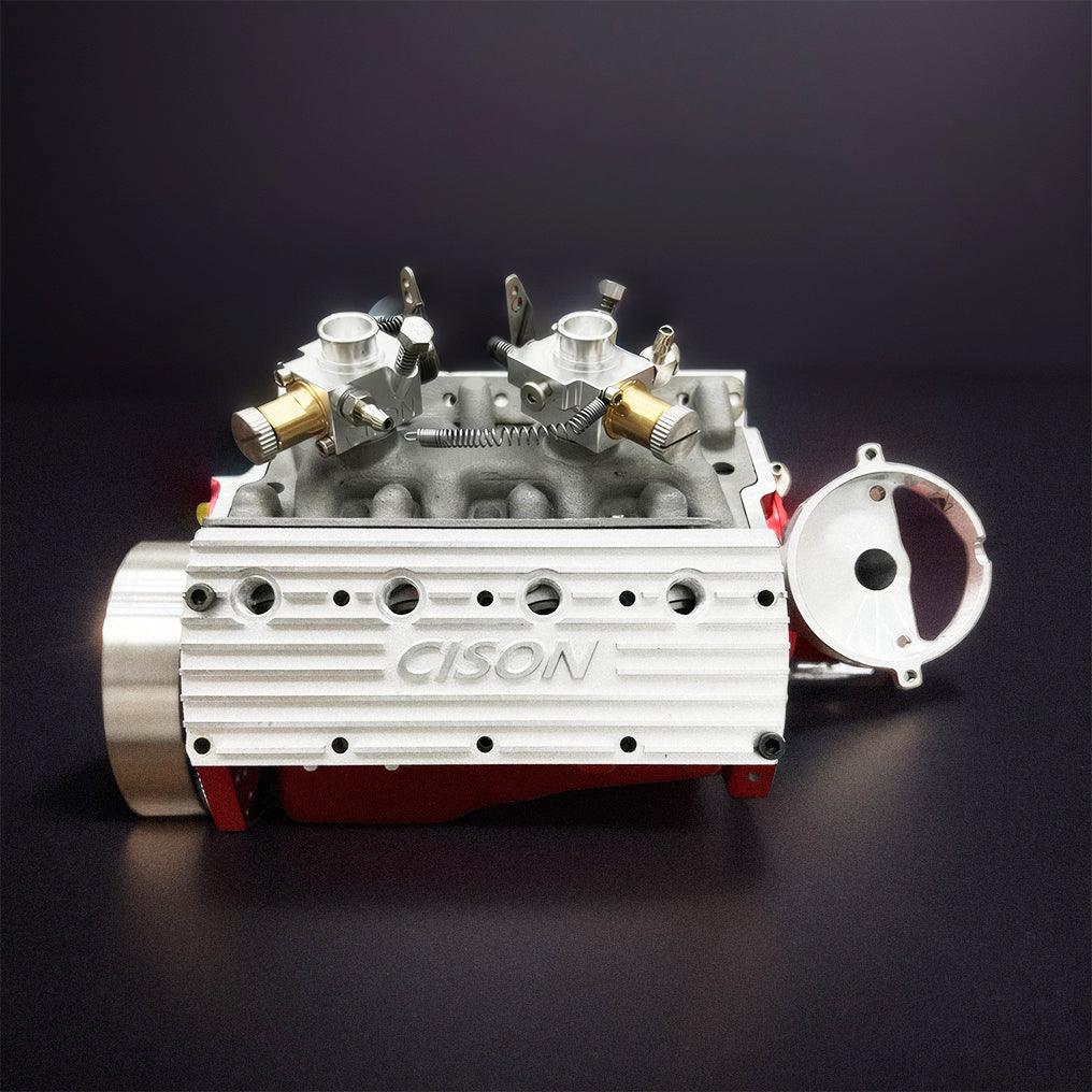 Puzzloria™ | DIY 1/6 Gasoline Flathead 4-Stroke V8 Water-Cooled Engine 44CC Model Kit That Works - Puzzloria