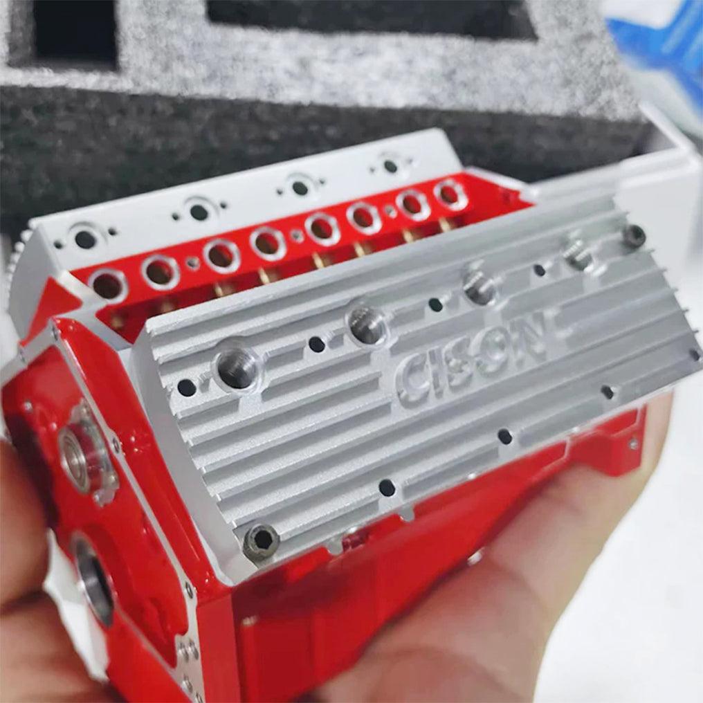 Puzzloria™ | DIY 1/6 Gasoline Flathead 4-Stroke V8 Water-Cooled Engine 44CC Model Kit That Works - Puzzloria