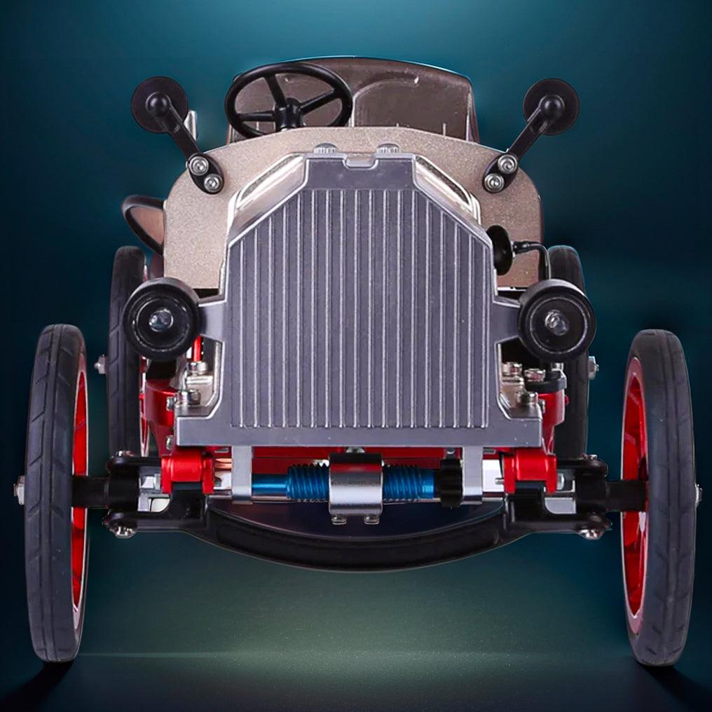 Puzzloria™ | DIY Educational Metal Mechanical Classic Car Mini Electric Single-cylinder Engine Assembly Kit - Puzzloria