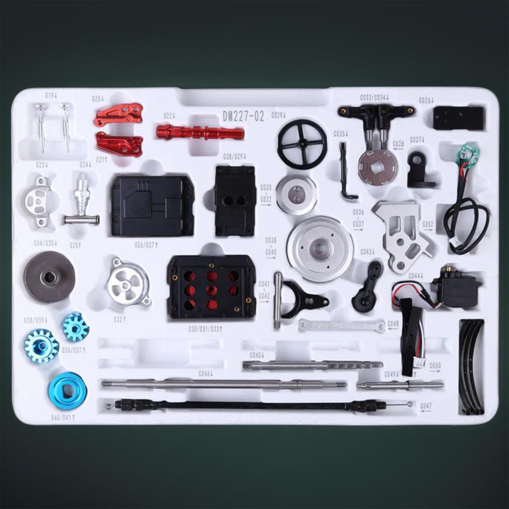Puzzloria™ | DIY Educational Metal Mechanical Classic Car Mini Electric Single-cylinder Engine Assembly Kit - Puzzloria