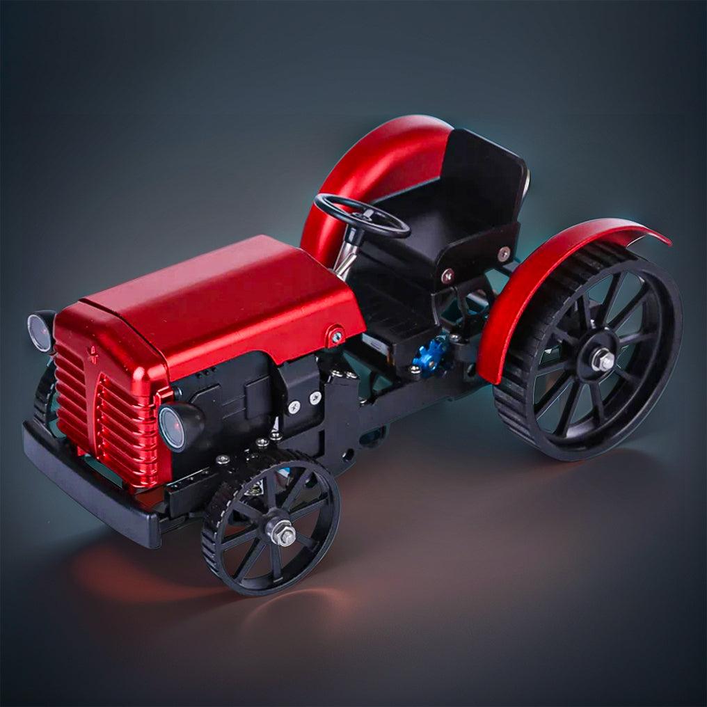 Puzzloria™ | DIY Educational Mini APP Metal RC Tractor Model Assembly Kit - Puzzloria