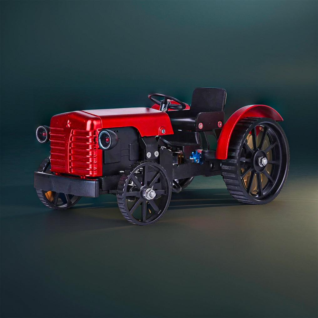 Puzzloria™ | DIY Educational Mini APP Metal RC Tractor Model Assembly Kit - Puzzloria
