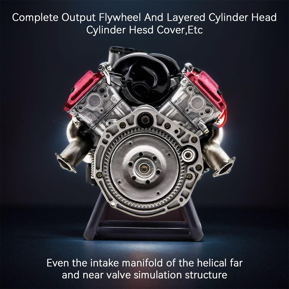 Puzzloria™ | DIY Mini Motor V8 Engine RC Performance V8 Engine - Puzzloria