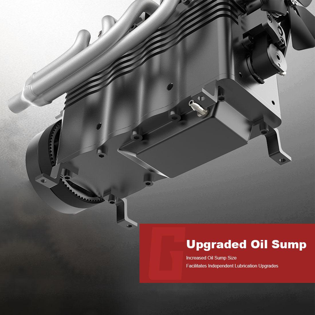 Puzzloria™ | DIY OHC L4 Engine 14CC Gasoline Water-cooled Engine Model Kit FS-L400BGC - Puzzloria