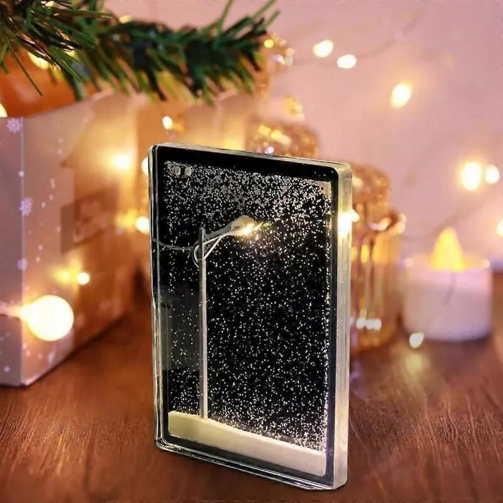 Puzzloria™ | Enchanting DIY Street Light Snow Simulation - Puzzloria