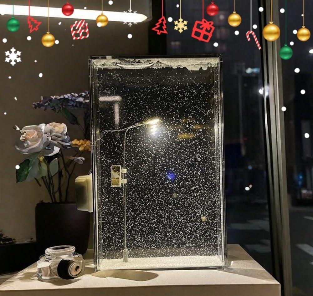 Puzzloria™ | Enchanting DIY Street Light Snow Simulation - Puzzloria