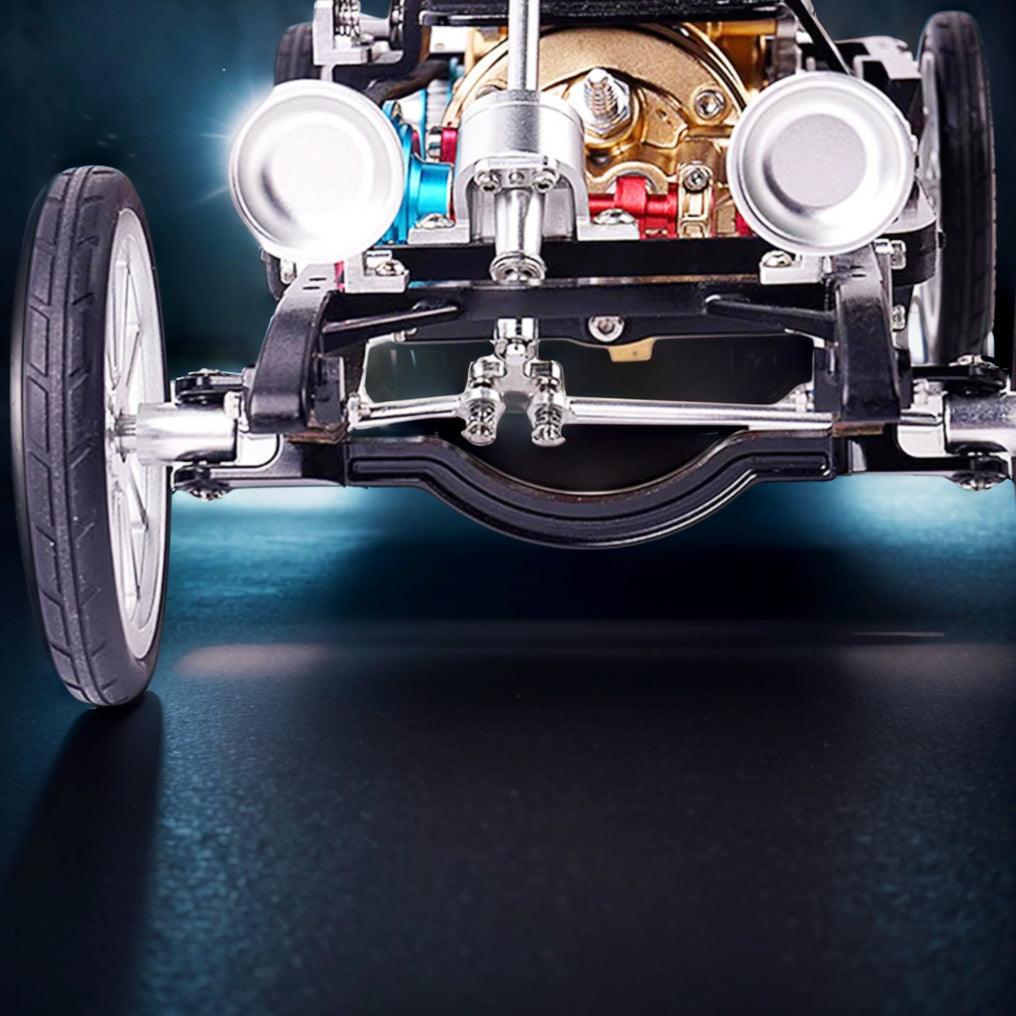 Puzzloria™ | Teching Car Engine Assembly Kit Single Cylinder Car Building Kit Toy Gift for Adult - Puzzloria